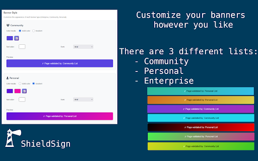 ShieldSign :: Visual validation of secure login pages via domain whitelists