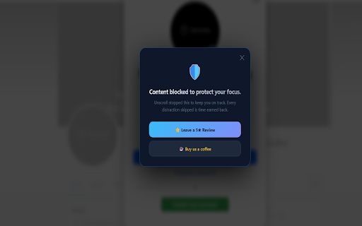 Unscroll: Block Infinite Feed Scrolling :: Stop mindless scrolling on X, Facebook, Instagram, LinkedIn & YouTube Shorts. Stay focused and reclaim your time.