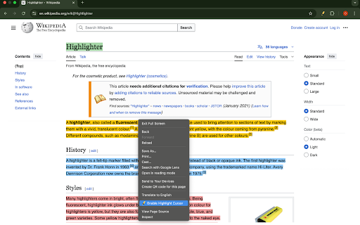 Highlight Text Online :: Use Highlight Text Online extension to highlight and save key info on any website. A smart and simple web highlighter tool.