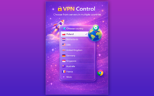 Free VPN | Fast Secure VPN - VPN Control :: Free Fast and secure VPN extension for Chrome with multiple locations and a protected protocol.