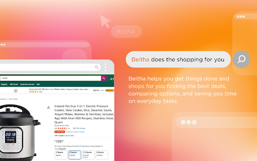 Beitha: Control Your Browser with AI :: Beitha is an AI-powered browser extension that takes control of your browser to help you work smarter and faster. Control your…