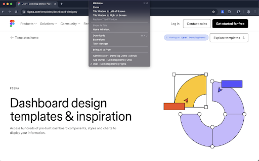 DemoTag :: Label every browser tab with the active demo persona. Never lose track of which account or environment you are demoing as.