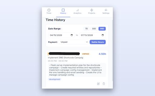 Punchd Time Tracker :: Professional time tracking with offline support, analytics, and Jira integration