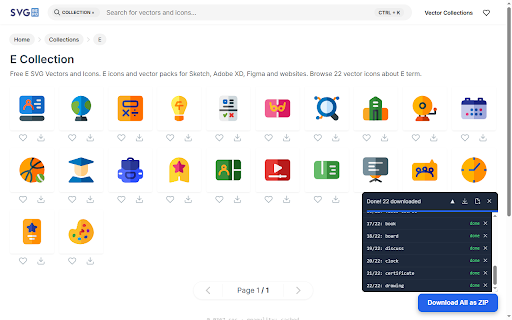 SVG Repo Collection Downloader :: Download all SVGs from an SVG Repo collection as a single ZIP file