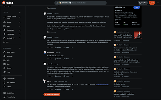 Reddit Auto Show More Comments :: Automatically expands and reveals default-collapsed and hidden Reddit comments for you.