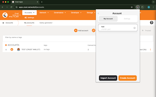 Crust Wallet V3 :: Crust Wallet V3