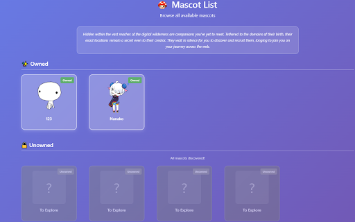 MysticMate: Interactive Shimeji Companion :: An interactive Shimeji-style web companion with emotions, behaviors, and a sense of life on your webpages.