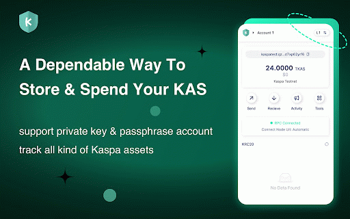 KasKeeper :: Brand new Kaspa wallet supported by the KEF, maintained by Tech Trends.