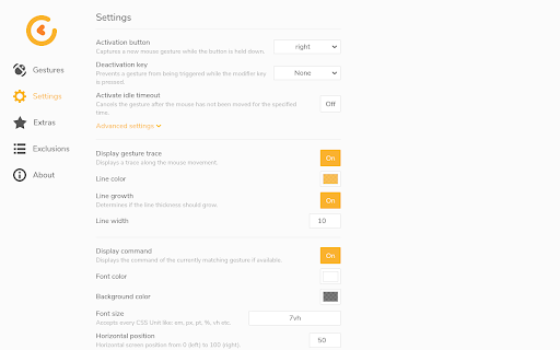 Cesturefy :: Gesturefy for Chromium-based browsers