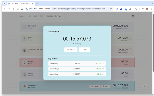 ZoraTime — Pomodoro, Timer & Site Blocker :: Aesthetic Pomodoro timer, alarm, stopwatch & site blocker. Boost your focus and productivity every day!