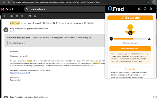FRED: Fraud Recognition & Easy Detection :: Analyzes emails and text for potential fraud using OpenAI.