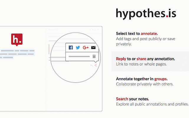 hypothesis web extension
