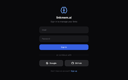 LinkMem :: Manage and search your links with AI-powered descriptions