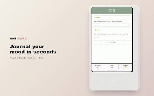 HabiCard - Habit Tracker :: Track your daily habits and build consistency with HabiCard.