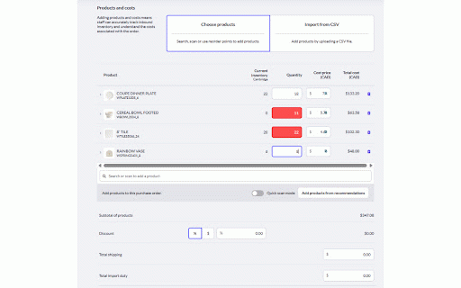 Crock A Doodle PO Quantity Checker :: Validates Lightspeed Purchase Order quantities against SKU case pack sizes and prevents saving invalid quantities.
