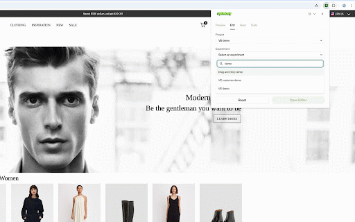 Optimizely Web Companion :: Get into your Optimizely Web Experimentation experiments faster.