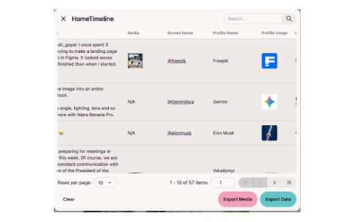 Twitter Scraper – Download Twitter Videos, Followers, Pictures & GIFs :: Download Twitter (X) videos, images & GIFs, and save followers, tweets, and bookmarks—right in the web app.