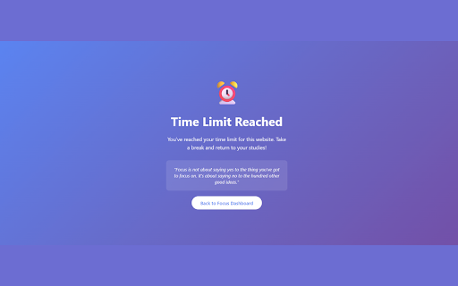 FocusGuard :: Track time spent on websites and limit distractions with Pomodoro timer.