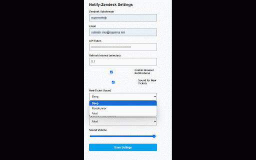 Zendesk Notifications + Org Finder :: Monitor Zendesk views and find organization tickets over time.