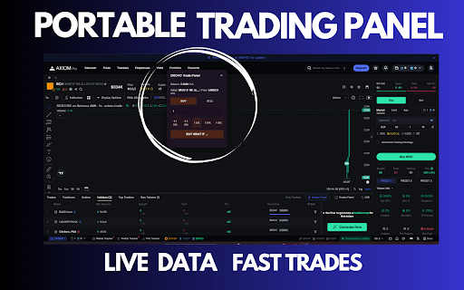 DROVO Trading Extension (DEMO) :: A demo trading extension for memecoins on axiom.trade using a 5 SOL demo account. This is not real trading.
