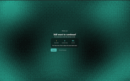 Blocked — focus on the web :: Blocks distracting websites with a calm breath, synced with your Blocked account.