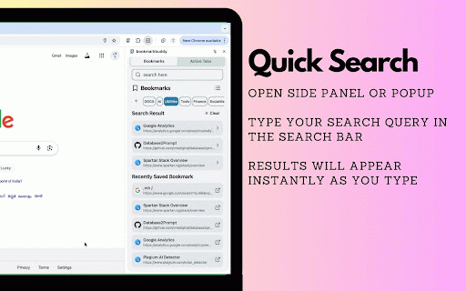 BookmarkBuddy | AI-Powered Bookmark Organizer :: AI-powered browser extension that organizes and analyzes bookmarks. Find your best bookmark instantly with smart semantic search.