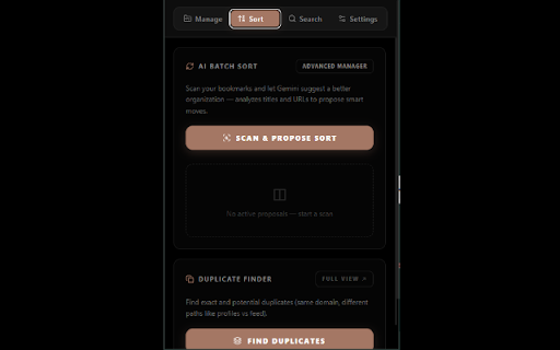 Gemini Bookmark Manager :: Intelligently categorize and sort bookmarks using Gemini AI