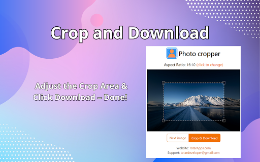 Fast Photo Cropper: No Servers, Just Privacy :: Crop photos in any aspect ratio, privately.