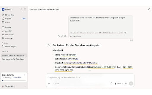 Saklam – Daten maskieren in ChatGPT & Co. :: Maskiert sensible Daten automatisch beim Senden an ChatGPT, Claude & Co. — Erkennung komplett lokal im Browser, mit Rückübersetzung.