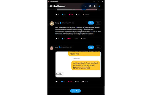 XLikes - X Likes Manager :: Show tweets you liked from any X profile with real-time updates!