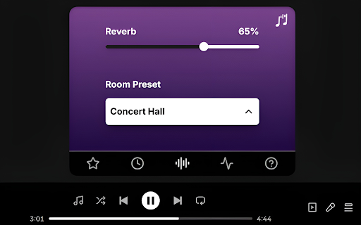Reverbify - Remix Music on Spotify :: Easily remix audio live from the Spotify Web App, including effects like speed, pitch, reverb, and much more!