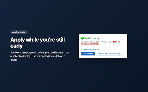 BetterFilterIn :: Unlock hidden LinkedIn job filters, save searches, hide junk, exclude keywords, and get alerts when fresh jobs appear.