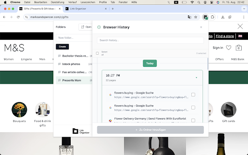 Link Organizer :: Organize your saved links in folders. Perfect for bookmark management.