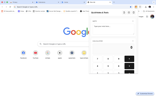 Quick Notes with Counter & Calculator :: A lightweight note-taking widget with counters and calculator. Organize your workspace your way.