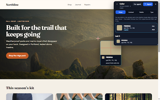 PeekabooQA :: Inspect, measure, color, assets, capture, tracking, debug, SEO, GEO, and export a page for AI agents.