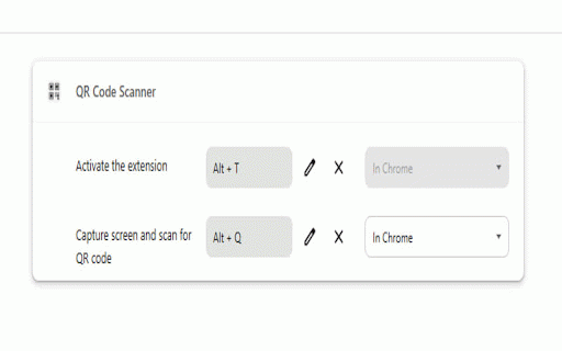 QR Code Scanner :: Set a shortcut to capture a QR code on screen, or paste a screenshot into the popup.