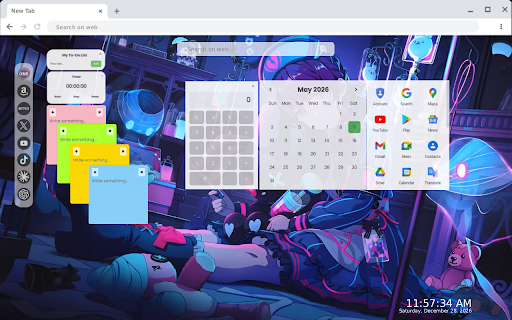 Mafuyu PJSK Live Wallpaper :: Mafuyu PJSK Live Wallpaper New Tab transforms your browser with vibrant HD animations featuring Asahina Mafuyu from Vivid BAD S...