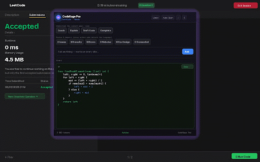CodeSage Pro — Universal AI Code Assistant :: AI coding assistant for every website. Finds bugs, explains code & reviews security. 25 free AI calls/month.