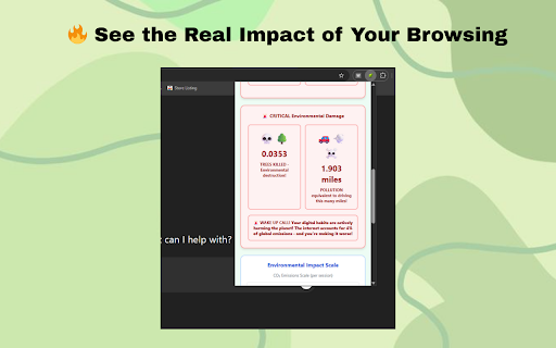 EcoSearch - Website Carbon Footprint Calculator :: Discover the carbon footprint of any website and learn how your digital habits impact our planet