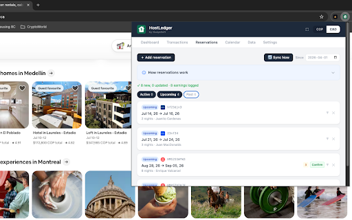 HostLedger — Airbnb Finance Tracker :: Auto-syncs Airbnb reservations and payouts, tracks expenses, and shows real per-property profit and cash flow.