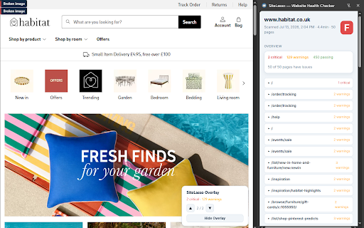 SiteLasso — Is your website actually working? :: Check if your website is actually working. Find broken links, dead forms, and missing images — in plain English.