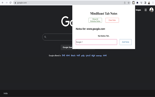 MindRoast Tab Notes :: Extension can provide you with option to keep notes per website.