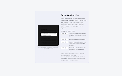 FocalReader – ADHD Focus Reader :: Dim the page around what you're reading. Smart Window snaps focus to paragraphs and headings. Built for ADHD & dyslexia.