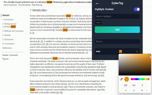 Chrome Highlighter — Free Text & Word Highlighter for Webpages :: Highlight words on any webpage with custom colors. Manage your list easily and boost focus while studying or researching.