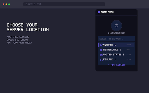 ShieldVPN - Secure Proxy VPN :: Fast and secure VPN proxy. Protect your privacy, encrypt your traffic, and access content freely.