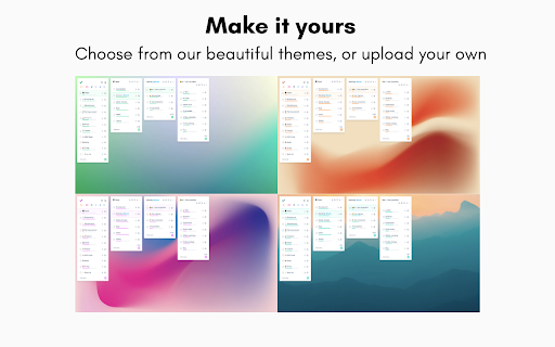 Tatask :: Take control of your tasks on your new tab page. Use nested tasks to transform your complex life into simple chunks.