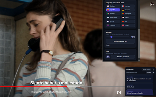 Streal - Learn a Language on Netflix :: Turn Netflix into a personalized language course with smart subtitles.