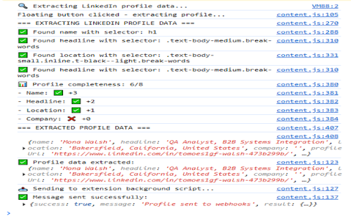 Framewrk.ai Bridge :: Extract professional profiles & contact data from LinkedIn