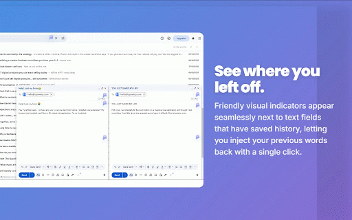 TypeWisp :: Never lose your hard work again. Securely recover any text from crashes, session timeouts, and accidental refreshes.