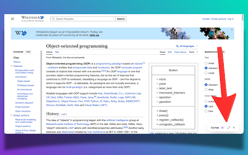 Cortex :: AI-powered browser assistant - Summarize, Explain, Translate, and more